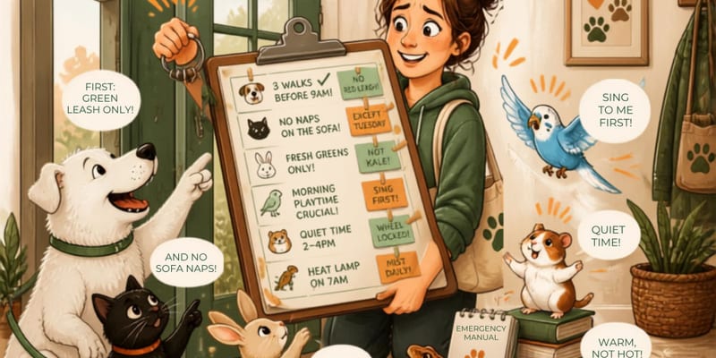 Person bonding with dog — the foundation of a great hand-off