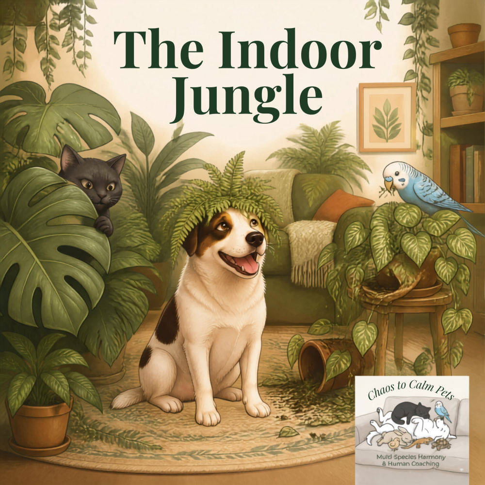 Tortoise exploring a lush garden — The Indoor Jungle course